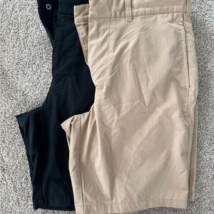 J. Crew Men's Chino Shorts in Black and Khaki- Golf Shorts